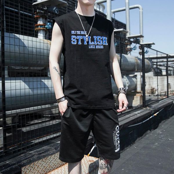 men's t-shirts summer basketball vest sports t-shirt o neck sleeveless loose letter geometric print casual men clothing, White;black
men's t-shirts summer basketball vest sports t-shirt o neck sleeveless loose letter geometric print casual men clothing, White;black