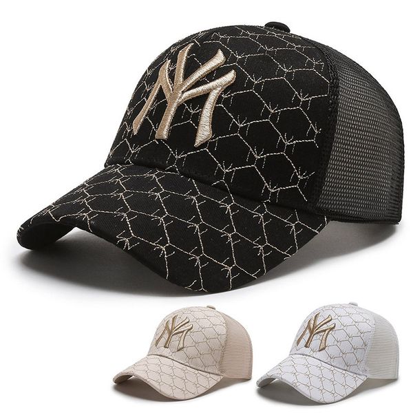 net hat summer breathable yarn sun shading cap men's my gold embroidery korean baseball women's, Blue;gray
net hat summer breathable yarn sun shading cap men's my gold embroidery korean baseball women's, Blue;gray