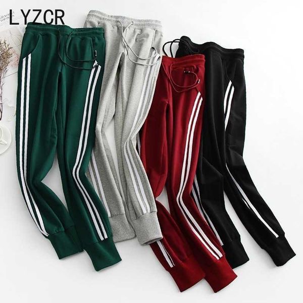 lyzcr casual haren pants women spring stiped sweatpants for high waist 's pencil trousers with stripes 211007, Black;white
lyzcr casual haren pants women spring stiped sweatpants for high waist 's pencil trousers with stripes 211007, Black;white