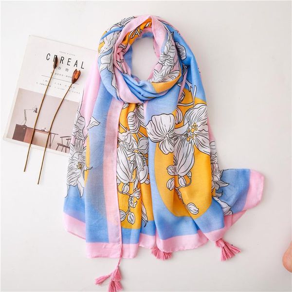 scarves women scarf blue powder print sunscreen silk 2021 winter tourism fashion flower seaside quality cotton material shawl, Blue;gray
scarves women scarf blue powder print sunscreen silk 2021 winter tourism fashion flower seaside quality cotton material shawl, Blue;gray