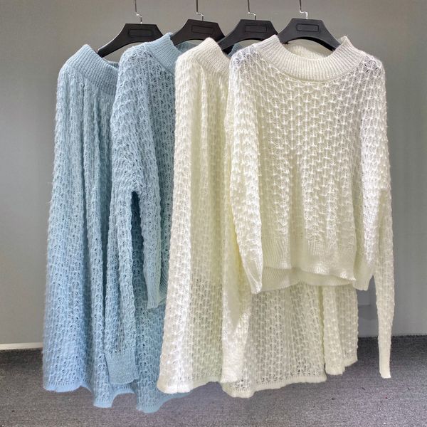 skirts Loose shirt with long sleeves, knitted or crocheted skirt of two female ensemble q271, Black
skirts Loose shirt with long sleeves, knitted or crocheted skirt of two female ensemble q271, Black