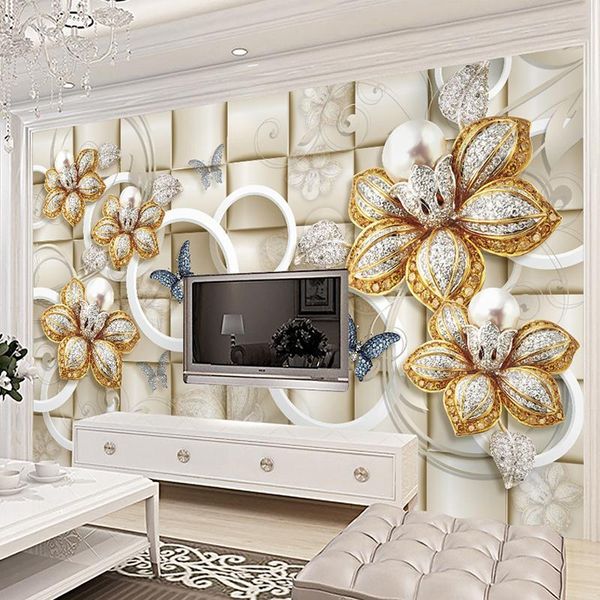 wallpapers european style 3d stereo circle pearl flower murals wallpaper living room tv sofa background wall cloth luxury papel de parede
wallpapers european style 3d stereo circle pearl flower murals wallpaper living room tv sofa background wall cloth luxury papel de parede