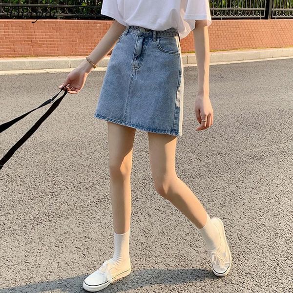 skirts fitaylor summer women sweet solid color blue a-line jean casual fashion high waist female mini denim, Black
skirts fitaylor summer women sweet solid color blue a-line jean casual fashion high waist female mini denim, Black