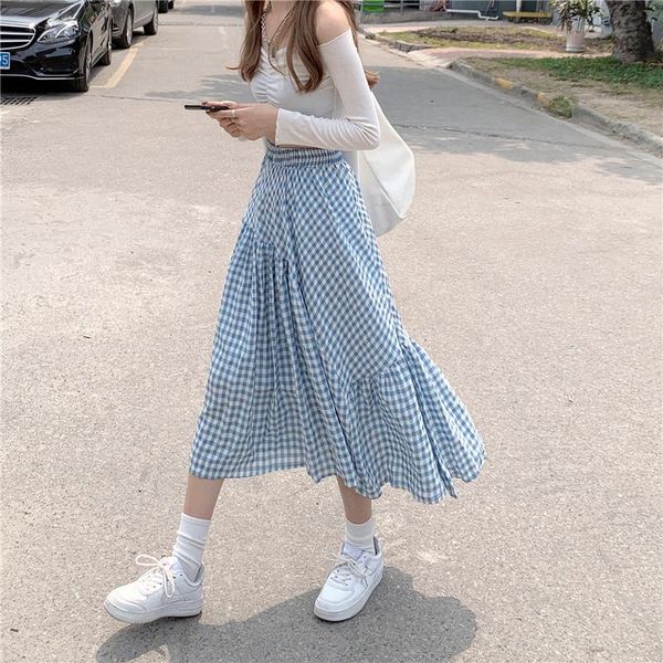skirts tvovvin women plaid a-line japan style 2021 summer high waist faldas student casual vintage ins fashion long lmfs, Black
skirts tvovvin women plaid a-line japan style 2021 summer high waist faldas student casual vintage ins fashion long lmfs, Black