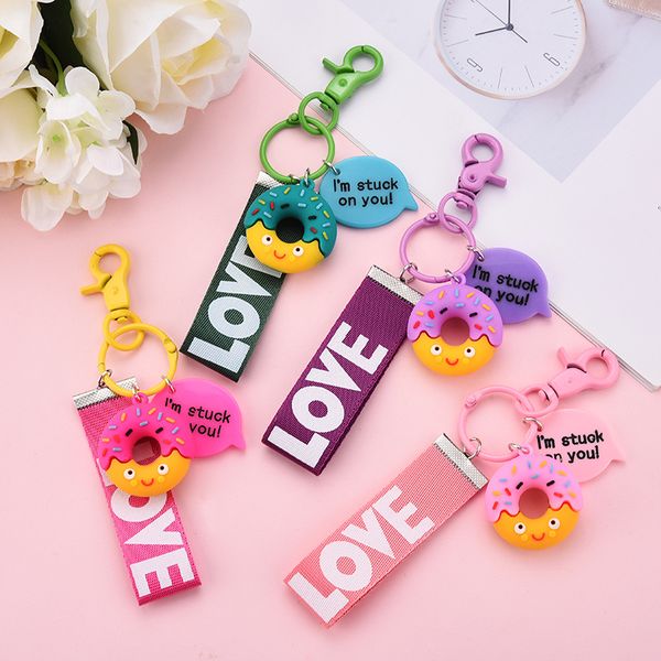 Ins Girl Heart Dream Soft Donut Keychain Creative DIY Food Play Accessories Key Chain Female Bag Pendant
Ins Girl Heart Dream Soft Donut Keychain Creative DIY Food Play Accessories Key Chain Female Bag Pendant