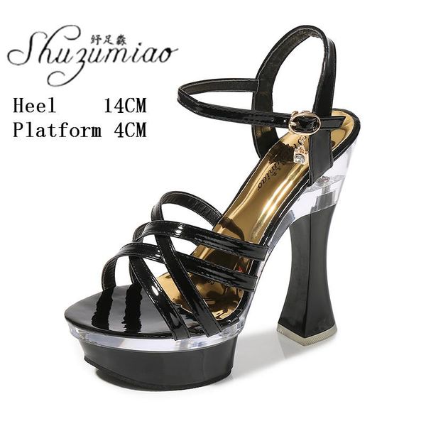 dress shoes pole dance cross belt women nightclub platforms super high heel sandals 14 cm female model show striptease summer, Black
dress shoes pole dance cross belt women nightclub platforms super high heel sandals 14 cm female model show striptease summer, Black