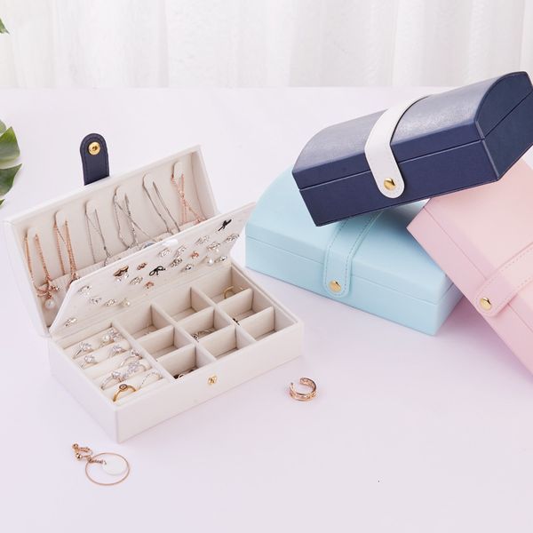 cosmetic bags portable jewelry box princess small hand earring ring finishing eardrop storage
cosmetic bags portable jewelry box princess small hand earring ring finishing eardrop storage