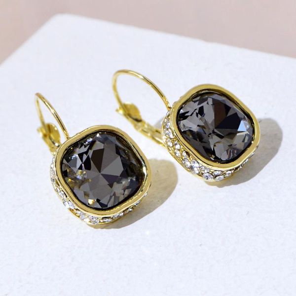 stud cindy xiang cute female crystal stone earrings dainty gold color clip square for women black purple, Golden;silver
stud cindy xiang cute female crystal stone earrings dainty gold color clip square for women black purple, Golden;silver
