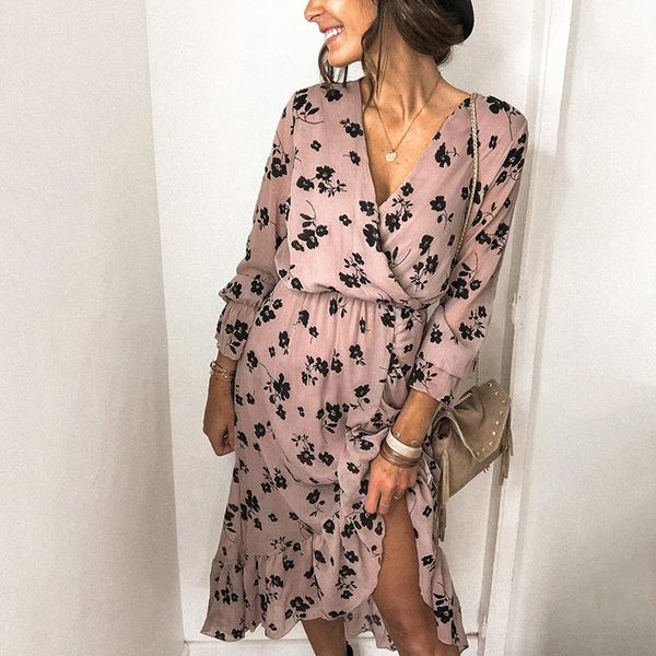 casual dresses foridol floral print long sleeve autumn dress for women clothes white boho midi elegant vestidos spring 2021, Black;gray
casual dresses foridol floral print long sleeve autumn dress for women clothes white boho midi elegant vestidos spring 2021, Black;gray