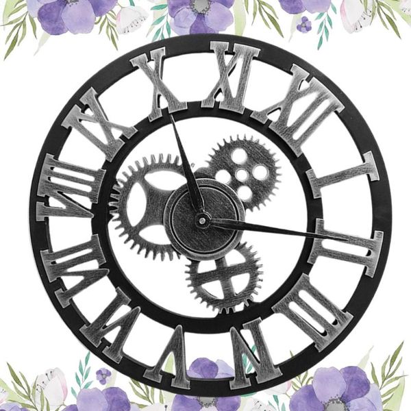 wall clocks industrial gear clock decorative style (40cm silver shipment without battery)
wall clocks industrial gear clock decorative style (40cm silver shipment without battery)