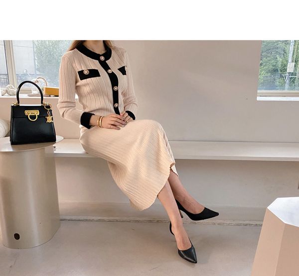 two piece dress autumn winter knitted 2 set chic office ladies single breasted pearl buttons cardigan sweater+pleated long skirt s, White
two piece dress autumn winter knitted 2 set chic office ladies single breasted pearl buttons cardigan sweater+pleated long skirt s, White