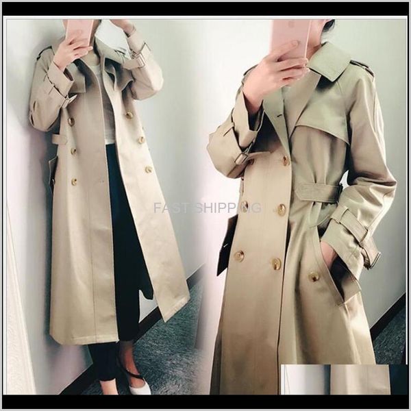 women's trench coats apparel spring coat women fashion double breasted long casual autumn windbreaker outerw lb4ob, Tan;black
women's trench coats apparel spring coat women fashion double breasted long casual autumn windbreaker outerw lb4ob, Tan;black