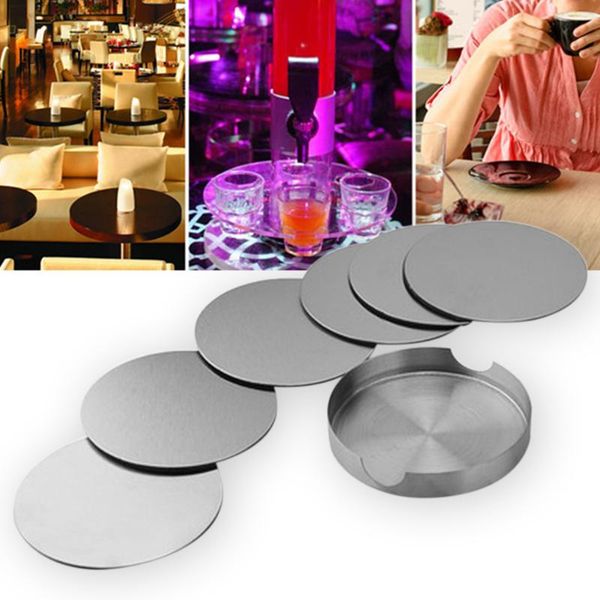 mats & pads 6pcs portable cup holders el set tableware stainless steel restaurant round home supplies bar thermal insulation
mats & pads 6pcs portable cup holders el set tableware stainless steel restaurant round home supplies bar thermal insulation