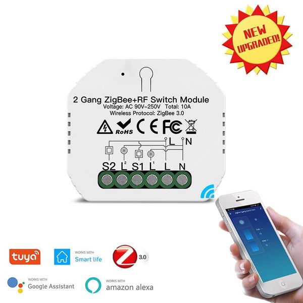 smart home control tuya zigbee 3.0 light switch module work with alexa google hub requried automation
smart home control tuya zigbee 3.0 light switch module work with alexa google hub requried automation