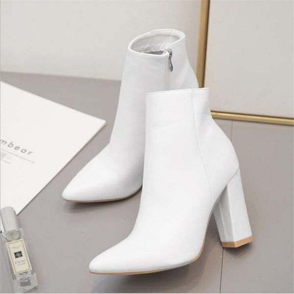boots 2021 fashion luxury women chunky 10.5cm high heels fetish sock soft leather block white ankle scarpins shoes, Black
boots 2021 fashion luxury women chunky 10.5cm high heels fetish sock soft leather block white ankle scarpins shoes, Black