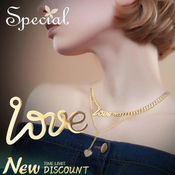chains special necklace clavicle chain jewelry pendant multi-layer heart-shaped lining female valentine's day gift lover s2141, Silver
chains special necklace clavicle chain jewelry pendant multi-layer heart-shaped lining female valentine's day gift lover s2141, Silver