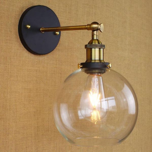 

wall lamp american country style loft vintage industrial lighting retro fixtures 60w ,edison sconce
