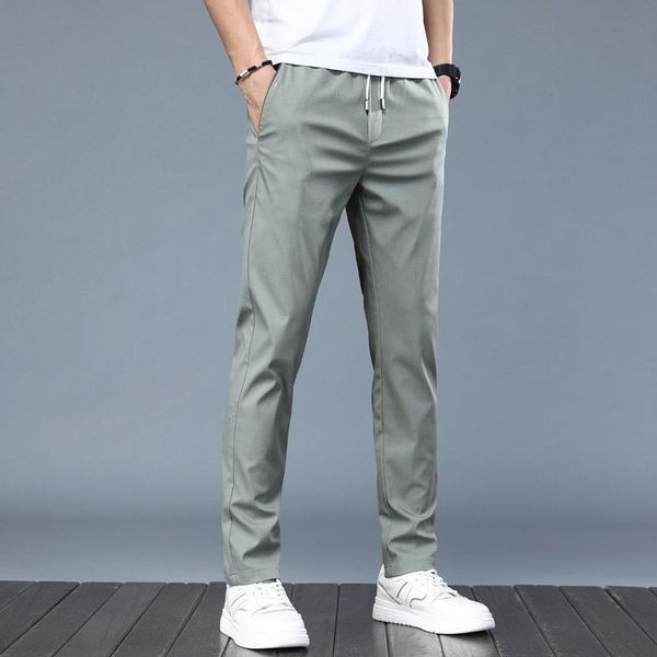 men's pants 2021 summer casual classic style business fashion stretch cotton modal pure color trousers male brand clothes, Black
men's pants 2021 summer casual classic style business fashion stretch cotton modal pure color trousers male brand clothes, Black