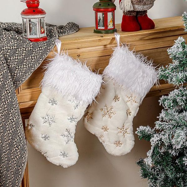 christmas decorations zerolife snowflakes embroidered white flannel stockings candy socks gifts bag with hanging loops xmas tree
christmas decorations zerolife snowflakes embroidered white flannel stockings candy socks gifts bag with hanging loops xmas tree