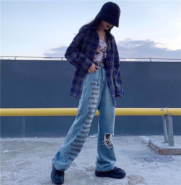 women's jeans spring 2021 wide leg hole ladies blue loose retro women fashion belt
women's jeans spring 2021 wide leg hole ladies blue loose retro women fashion belt