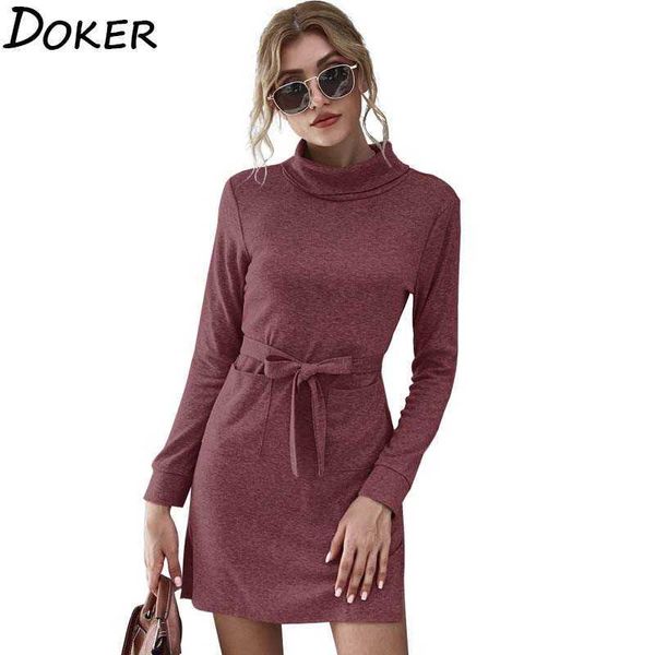 autumn winter solid bodycon short dres long sleeve elegant vintage midi es fashion casual slim femme 210604, Black;gray
autumn winter solid bodycon short dres long sleeve elegant vintage midi es fashion casual slim femme 210604, Black;gray
