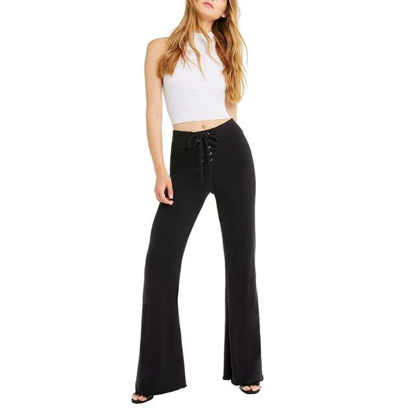 women's pants & capris women drawstring wide leg pant spring autumn knitted solid color elegant fashion draw string classic flare casua, Black;white
women's pants & capris women drawstring wide leg pant spring autumn knitted solid color elegant fashion draw string classic flare casua, Black;white