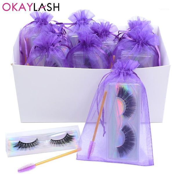 3d cruelty faux mink eyelashes with purple bag and mascara wands natural fluffy black fiber cilia1
3d cruelty faux mink eyelashes with purple bag and mascara wands natural fluffy black fiber cilia1