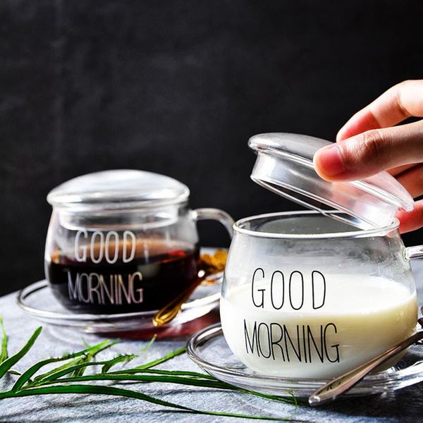cups & saucers 350ml coffee cup saucer good morning breakfast milk juice heat-resistant creative set
cups & saucers 350ml coffee cup saucer good morning breakfast milk juice heat-resistant creative set