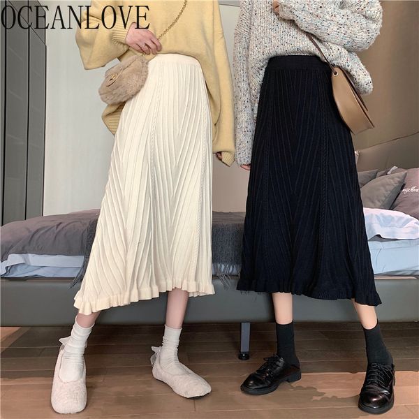 knitted mujer faldas solid vintage autumn winter elegant ins skirts womens a-line high waist bottom fashion 19121 210415, Black
knitted mujer faldas solid vintage autumn winter elegant ins skirts womens a-line high waist bottom fashion 19121 210415, Black