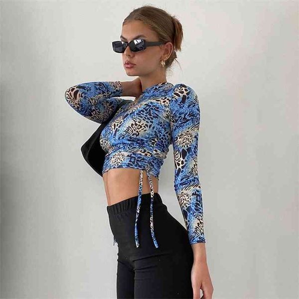 vintage animal leopard print side drawstring ruched cropped t shirt women o-neck long sleeve harajuku tee shirt y2k 210510, White
vintage animal leopard print side drawstring ruched cropped t shirt women o-neck long sleeve harajuku tee shirt y2k 210510, White