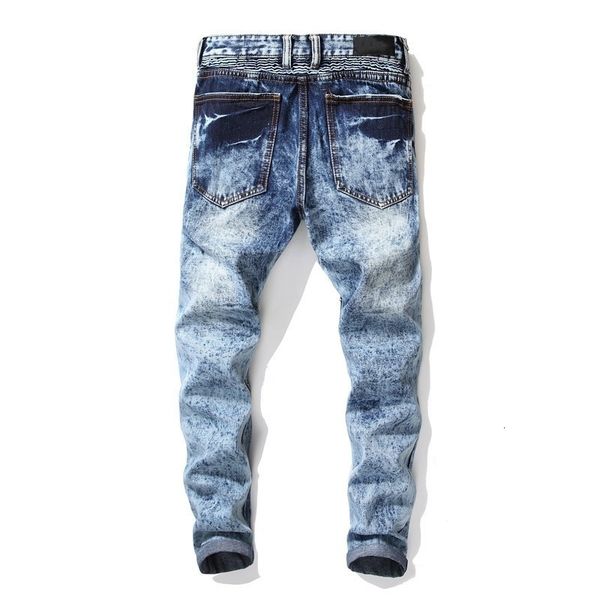 men's jeans vintage design fashion jeans high street boyfriend harajuku-style zipper biker club denim male pants d4xb, Blue
men's jeans vintage design fashion jeans high street boyfriend harajuku-style zipper biker club denim male pants d4xb, Blue