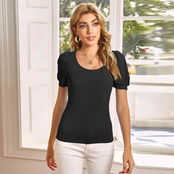 tracksuits simple summer black solid bodycon women o neck short sleeve casual ladies elegant t shirts, Gray
tracksuits simple summer black solid bodycon women o neck short sleeve casual ladies elegant t shirts, Gray