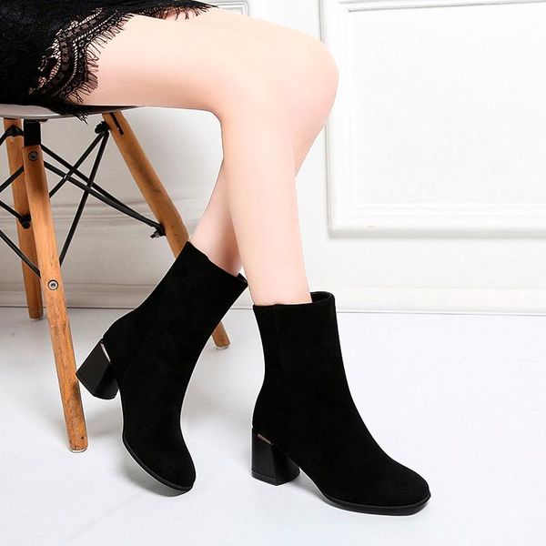 boots 2021 women's suede bow high heels party shoes winter plus velvet warm, Black
boots 2021 women's suede bow high heels party shoes winter plus velvet warm, Black