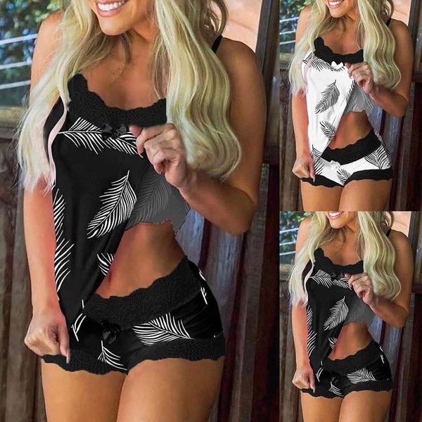 women's tracksuits women pumpkin print pajamas halloween family home clothes sleeveless lace up cami shorts lingerie sleepwear set nigh, Gray
women's tracksuits women pumpkin print pajamas halloween family home clothes sleeveless lace up cami shorts lingerie sleepwear set nigh, Gray