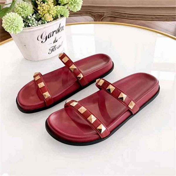 designer shoes fashion slide pvc transparent flat bottom slippers soft comfortable rivet beach bathroom sandals, Black
designer shoes fashion slide pvc transparent flat bottom slippers soft comfortable rivet beach bathroom sandals, Black