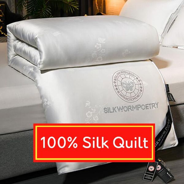 comforters & sets handmade silk quilt 100% mulberry spring autumn thickened winter cool in summer and air conditioning
comforters & sets handmade silk quilt 100% mulberry spring autumn thickened winter cool in summer and air conditioning