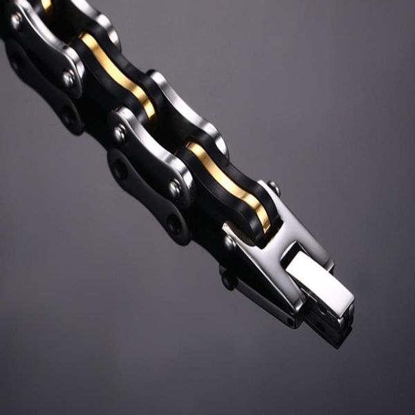 link, chain 2021 trendy and korean version of stainless steel inter-adhesive drill bike personality bracelet suitable for men, Black
link, chain 2021 trendy and korean version of stainless steel inter-adhesive drill bike personality bracelet suitable for men, Black