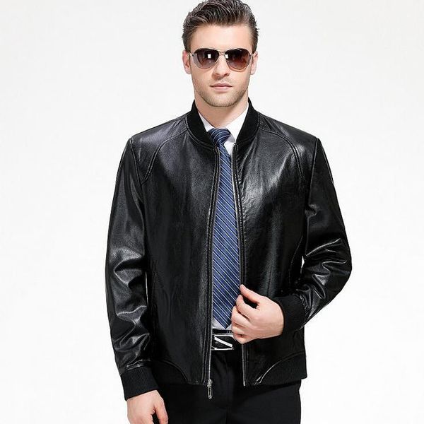 men's fur & faux stand collar business casual jacket genuine jackets coats sheep skin men plus size leather clothes, Black
men's fur & faux stand collar business casual jacket genuine jackets coats sheep skin men plus size leather clothes, Black