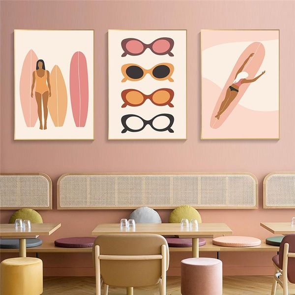 paintings boho abstract surfing girl canvas painting summer beach sun wall art poster print nordic minimalist picture for home decor
paintings boho abstract surfing girl canvas painting summer beach sun wall art poster print nordic minimalist picture for home decor