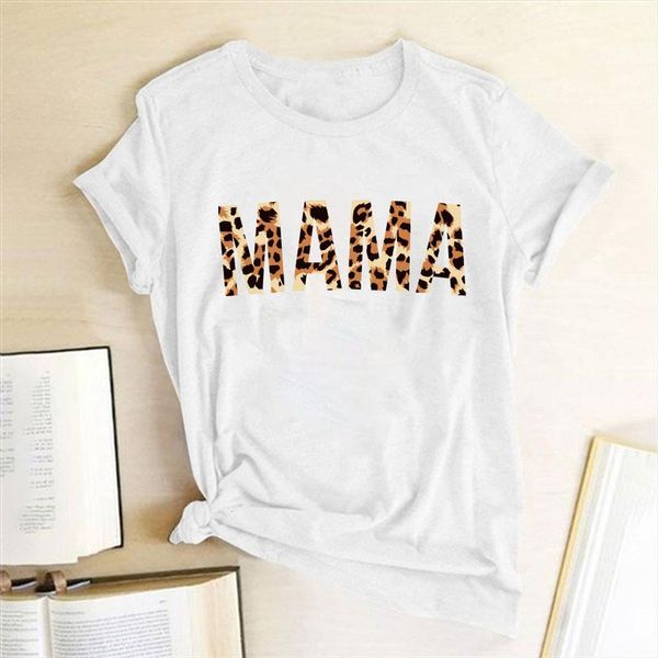 Leopard Letter Mama Print And Mens Tops Women Short Sleeve Loose Casual Mom Tee Femme For Mother Clothes Mothers Day, White;black
Leopard Letter Mama Print And Mens Tops Women Short Sleeve Loose Casual Mom Tee Femme For Mother Clothes Mothers Day, White;black