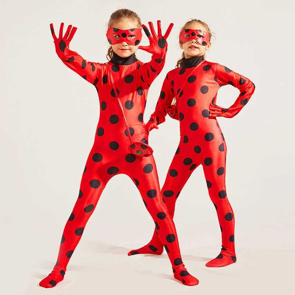 halloween ladybug reddy costume cosplay floater girl black cat noel printed bodysuit, White
halloween ladybug reddy costume cosplay floater girl black cat noel printed bodysuit, White