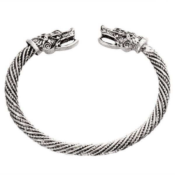 stainless steel dragon bracelet jewelry fashion accessories viking men wristband cuff s for women bangles, White
stainless steel dragon bracelet jewelry fashion accessories viking men wristband cuff s for women bangles, White