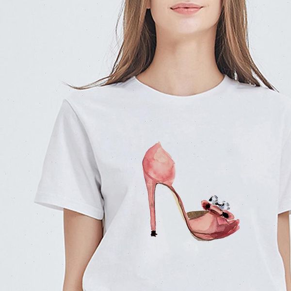 art womens t shirts high heeled shoes printing female shirt plus size vogue casual women streetwear harajuku versatile kawaii, White
art womens t shirts high heeled shoes printing female shirt plus size vogue casual women streetwear harajuku versatile kawaii, White