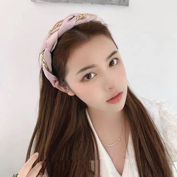 autumn winter twist braid hoop wide edge golden velvet metal chain fashion pressure, Black;brown
autumn winter twist braid hoop wide edge golden velvet metal chain fashion pressure, Black;brown