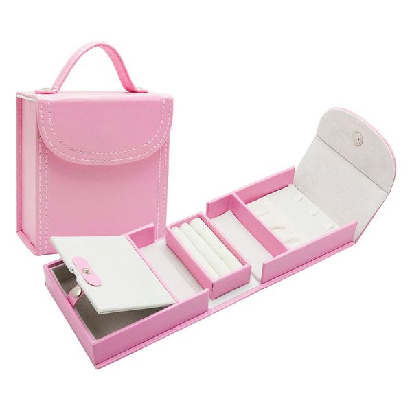 wholesale small folio jewelry box travel jewelry portable box mini portable ring storage bag delivery, Black;white
wholesale small folio jewelry box travel jewelry portable box mini portable ring storage bag delivery, Black;white