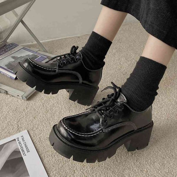 sandals female round toe platform oxford lace up chunky heel spring pumps women sewing design shoes woman, Black
sandals female round toe platform oxford lace up chunky heel spring pumps women sewing design shoes woman, Black