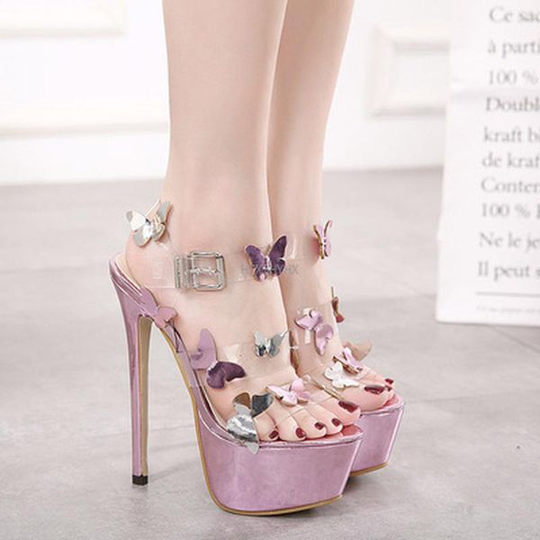 dress shoes gladiator sandals ankle strap platform women flower transparent pumps 17cm summer purple woman sandal 34-40, Black
dress shoes gladiator sandals ankle strap platform women flower transparent pumps 17cm summer purple woman sandal 34-40, Black