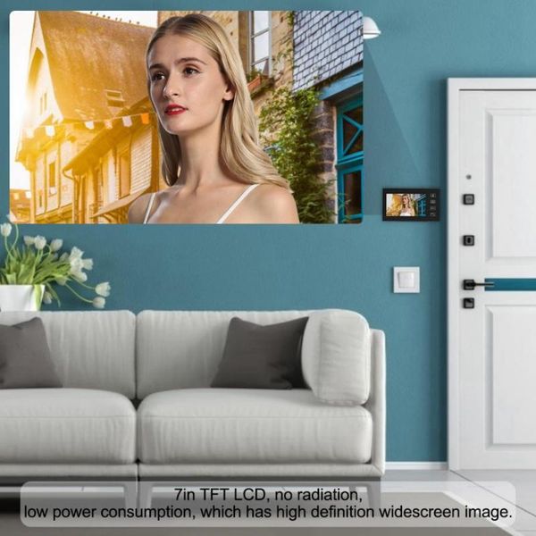 other door hardware wired doorbell 7in video intercom doorphone access camera with 4g memory card 110-240v bell waterproof
other door hardware wired doorbell 7in video intercom doorphone access camera with 4g memory card 110-240v bell waterproof