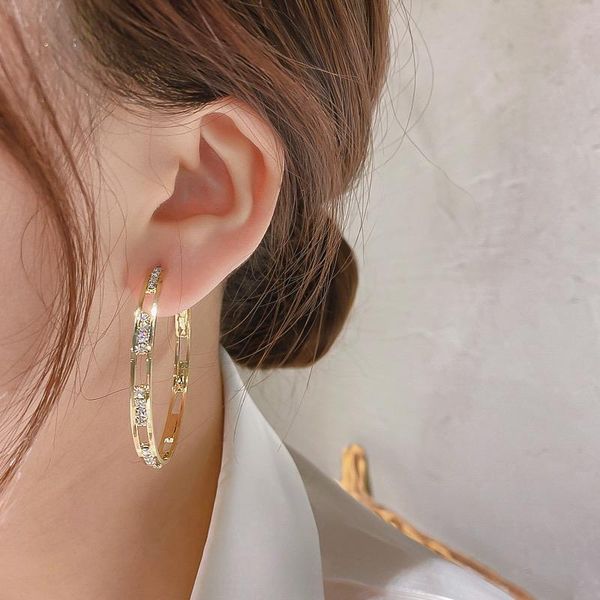 dangle & chandelier 2021 golden round crystal hoop earrings for women geometric rhinestones statement jewelry party gifts, Silver
dangle & chandelier 2021 golden round crystal hoop earrings for women geometric rhinestones statement jewelry party gifts, Silver