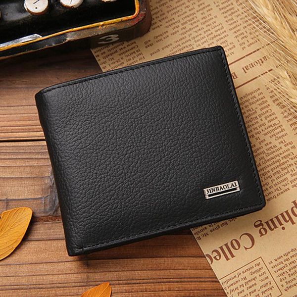 wallets luxury 100% genuine leather wallet fashion short bifold men casual soild with coin pocket purses male, Red;black
wallets luxury 100% genuine leather wallet fashion short bifold men casual soild with coin pocket purses male, Red;black